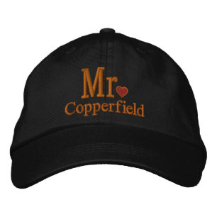 Personalize Mr & Mrs Embroidery Embroidered Cap