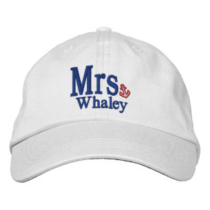 Personalize Mr & Mrs Embroidery Embroidered Cap