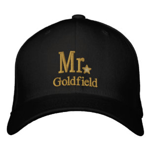 Personalize Mr & Mrs Embroidery Embroidered Cap