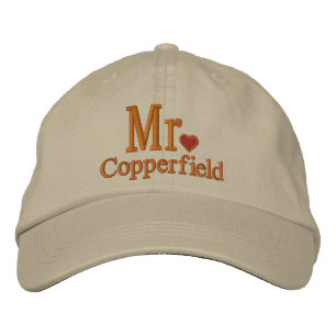 Personalize Mr & Mrs Embroidery Embroidered Cap