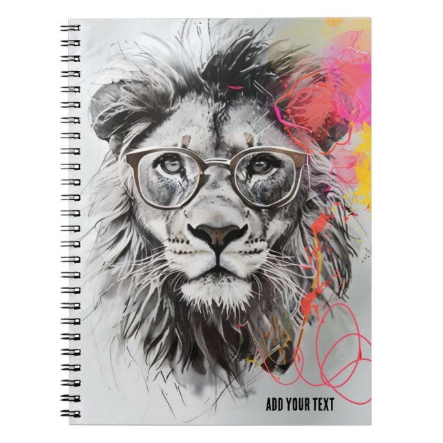 PERSONALIZE: Mr. Theo Roar | Notebook Journal (Front)