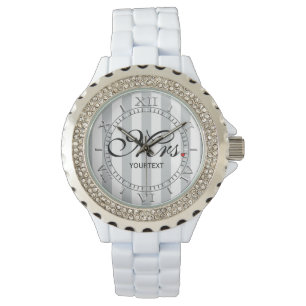 Personalize Mrs. Wife Bride Click for Custom Colou Watch