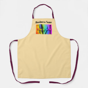 Personalize My Own Cafe Coffee Shop Beige  Apron