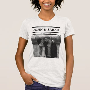 Personalize Name And Photo T-Shirt