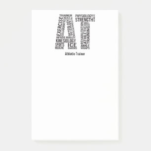 Personalize Name Athletic Trainer AT Post-it Notes