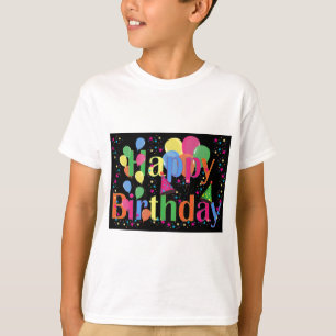 Personalize Name Birthday Party Celebration Art T-Shirt