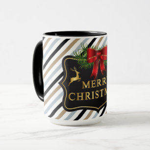 Personalize Name Christmas Coffee Secret Santa Mug