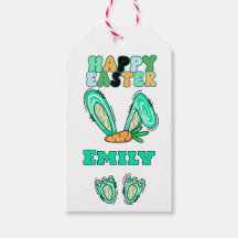 Personalize Name Cute Easter Bunny
