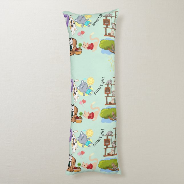 Personalize Name for You or your Child Body Pillow (Back (Vertical))