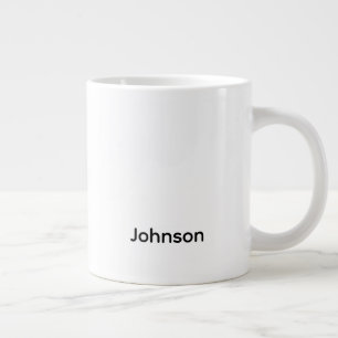 Personalize Name Large Coffee Mug