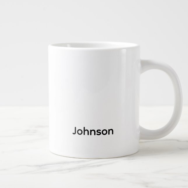 Personalize Name Large Coffee Mug (Right)