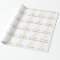 Personalize Name Modern Christmas Tree Paper