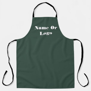 Personalize Name Or Logo Dk Green Apron