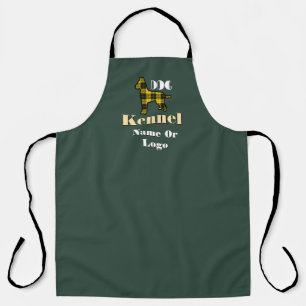 Personalize Name Or Logo Dog Kennel Dk Green  Apron