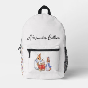 Personalize Name Peter the rabbit Printed Backpack