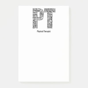 Personalize Name Physical Therapist PT Post-it Notes