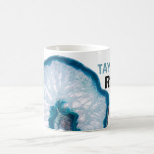 *~* Personalize NAME ROCKS Lapidary Stone Agate Coffee Mug