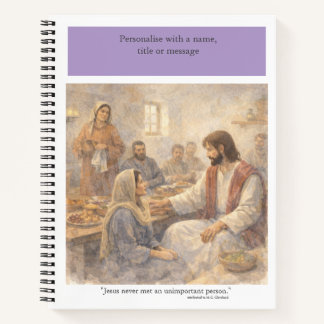 Personalize: No unimportant person Notebook