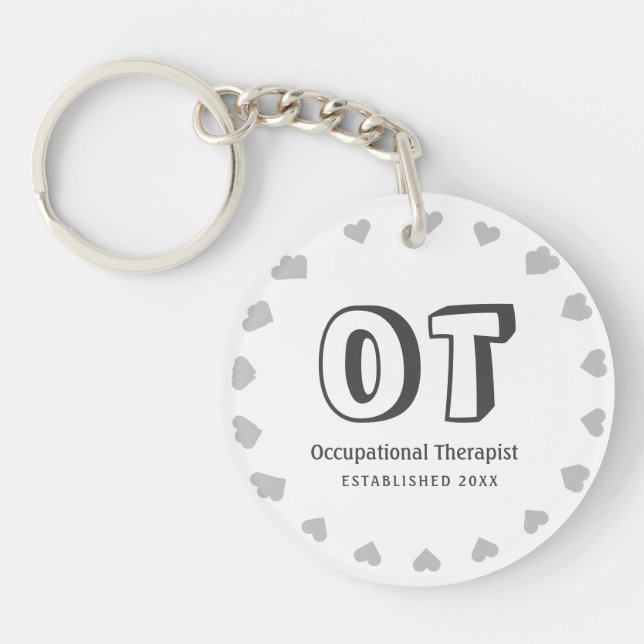 Personalize Occupational Therapist Keychain (Front)