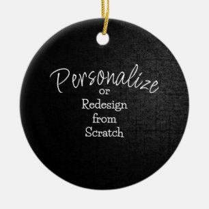 Personalize or Create from Scratch - Ceramic Ornament