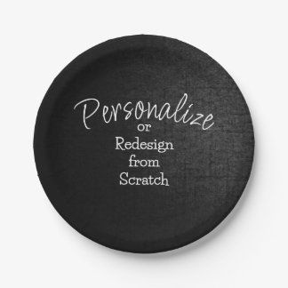 Personalize or Create from Scratch - Paper Plate