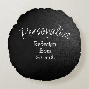 Personalize or Create from Scratch - Round Pillow