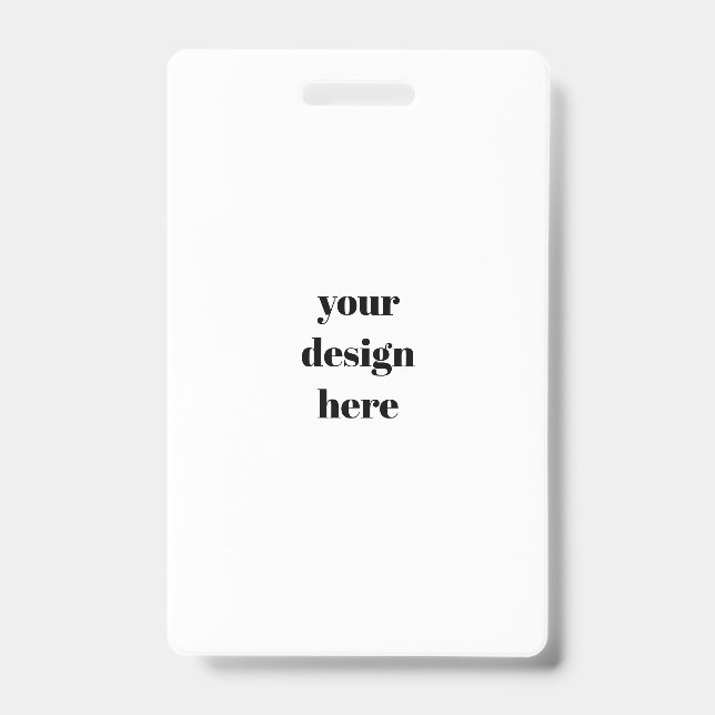 Personalize or Customize  Badge (Front)