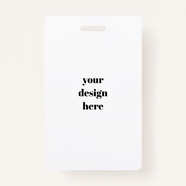 Personalize or Customize  Badge (Front)