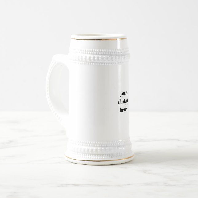 Personalize or Customize  Beer Stein (Front Left)