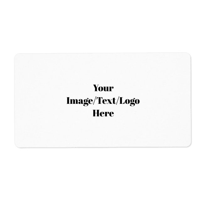 Personalize or Customize Blank Templates (Front)