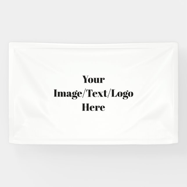 Personalize or Customize Blank Templates Banner (Horizontal)