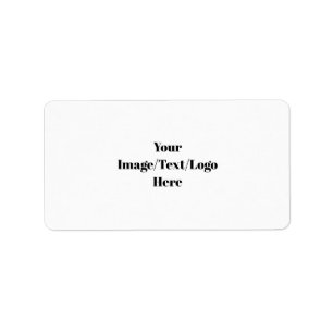 Personalize or Customize Blank Templates Label