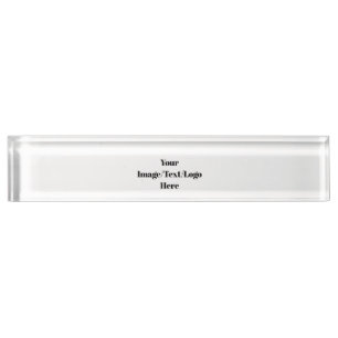 Personalize or Customize Blank Templates Nameplate