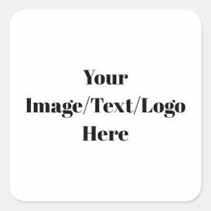 Personalize or Customize Blank Templates Square Sticker