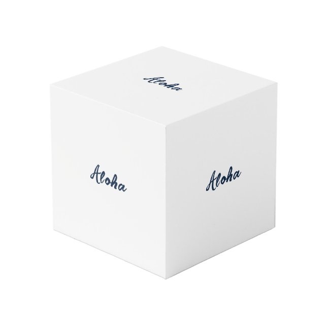 Personalize or Customize Cube (Front Angled)