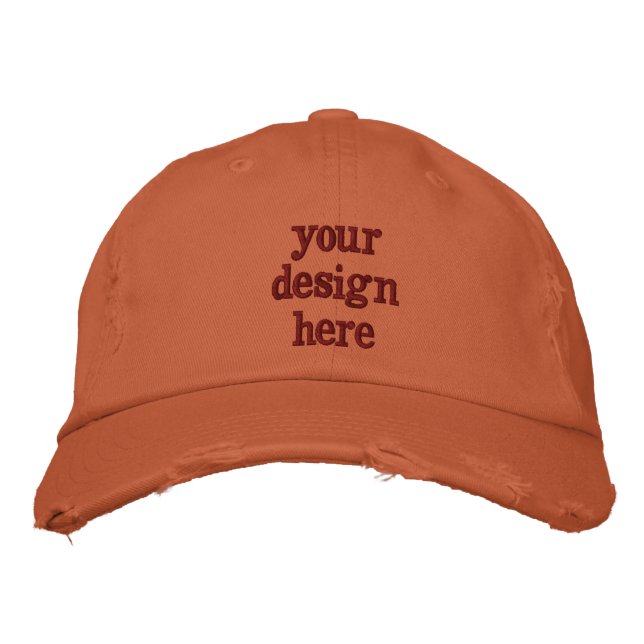 Personalize or Customize  Embroidered Hat (Front)