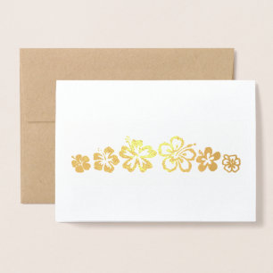 Personalize or Customize Foil Card