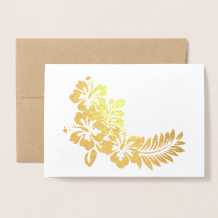 Personalize or Customize Foil Card