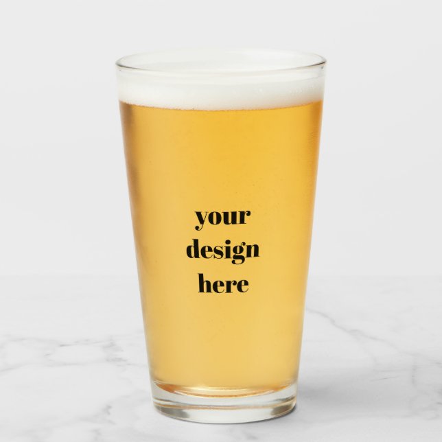 Personalize or Customize Glass (Front Filled)