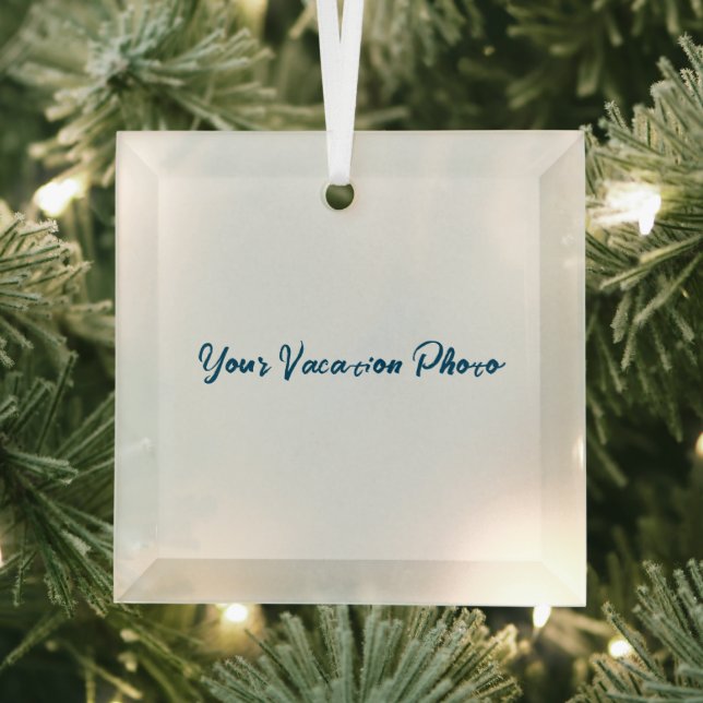 Personalize or Customize  Glass Ornament (Insitu)