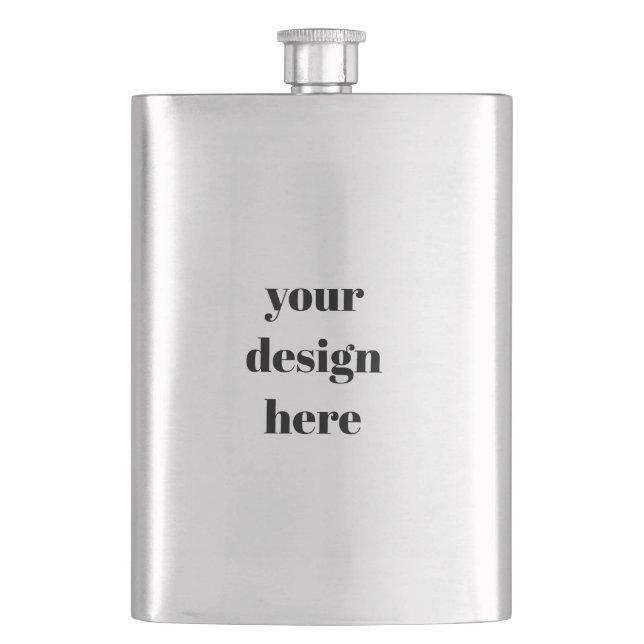 Personalize or Customize  Hip Flask (Front)