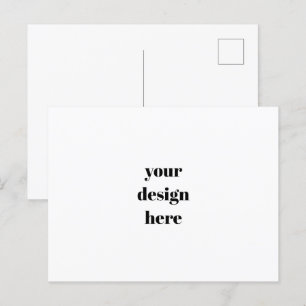 Personalize or Customize  Holiday Postcard