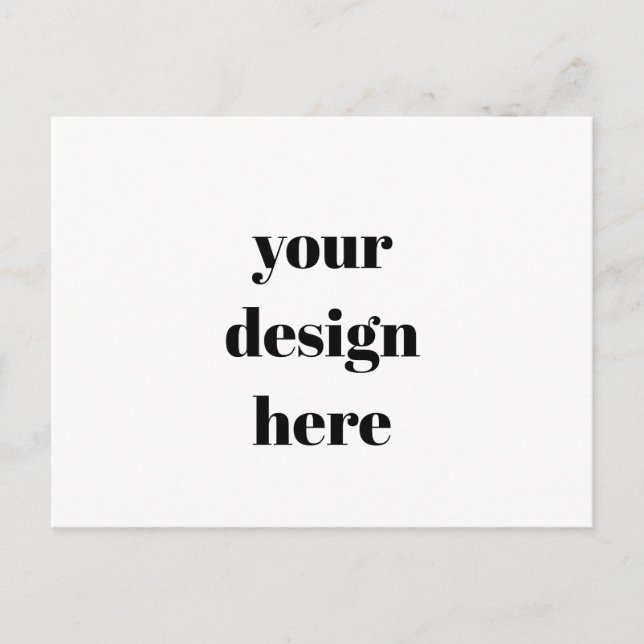 Personalize or Customize  Invitation Postcard (Front)