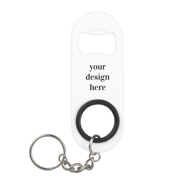 Personalize or Customize  Keychain Bottle Opener (Front)