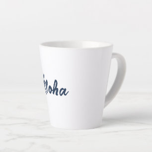 Personalize or Customize Latte Mug