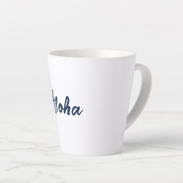 Personalize or Customize Latte Mug (Right Angle)