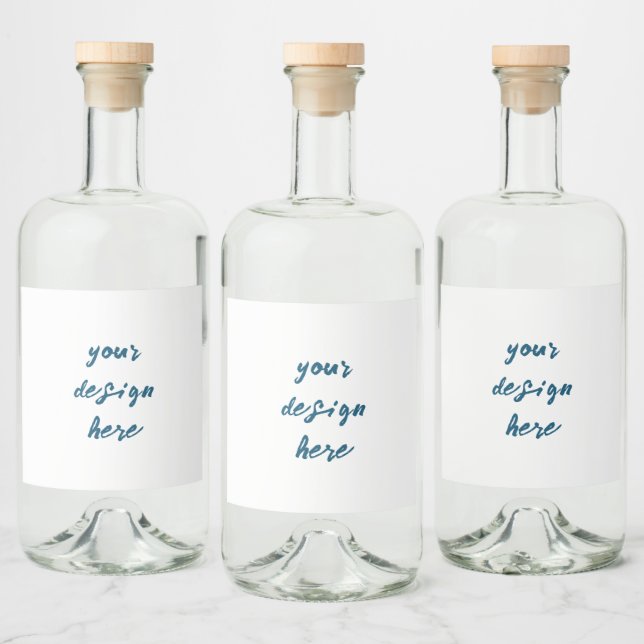 Personalize or Customize  Liquor Bottle Label (Bottles)