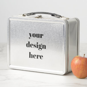 Personalize or Customize Metal Lunch Box