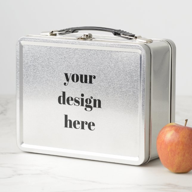 Personalize or Customize  Metal Lunch Box (In Situ)