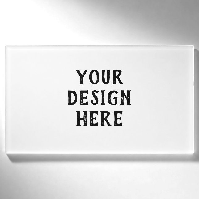 Personalize or Customize  Name Tag (Front)
